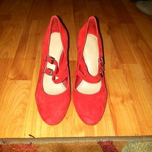 Red Mary Jane Heel